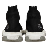 バレンシアガ スピードトレーナー スニーカー サイズ:40 ブラック ホワイト ラバー ファブリック メンズ BALENCIAGA 【中古】